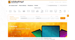 Desktop Screenshot of notebooking.pl